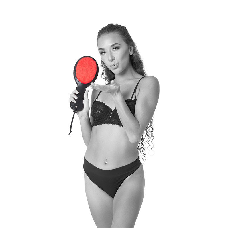 Sex & mischief - amor paddle - Product side view, on a mannequin  | Flirtybay.com.au
